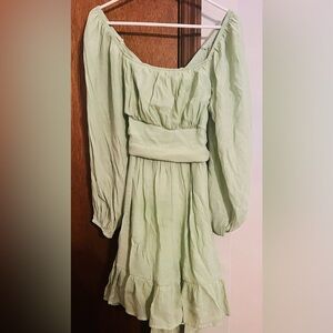 Dokotoo Mint Green Party Dress